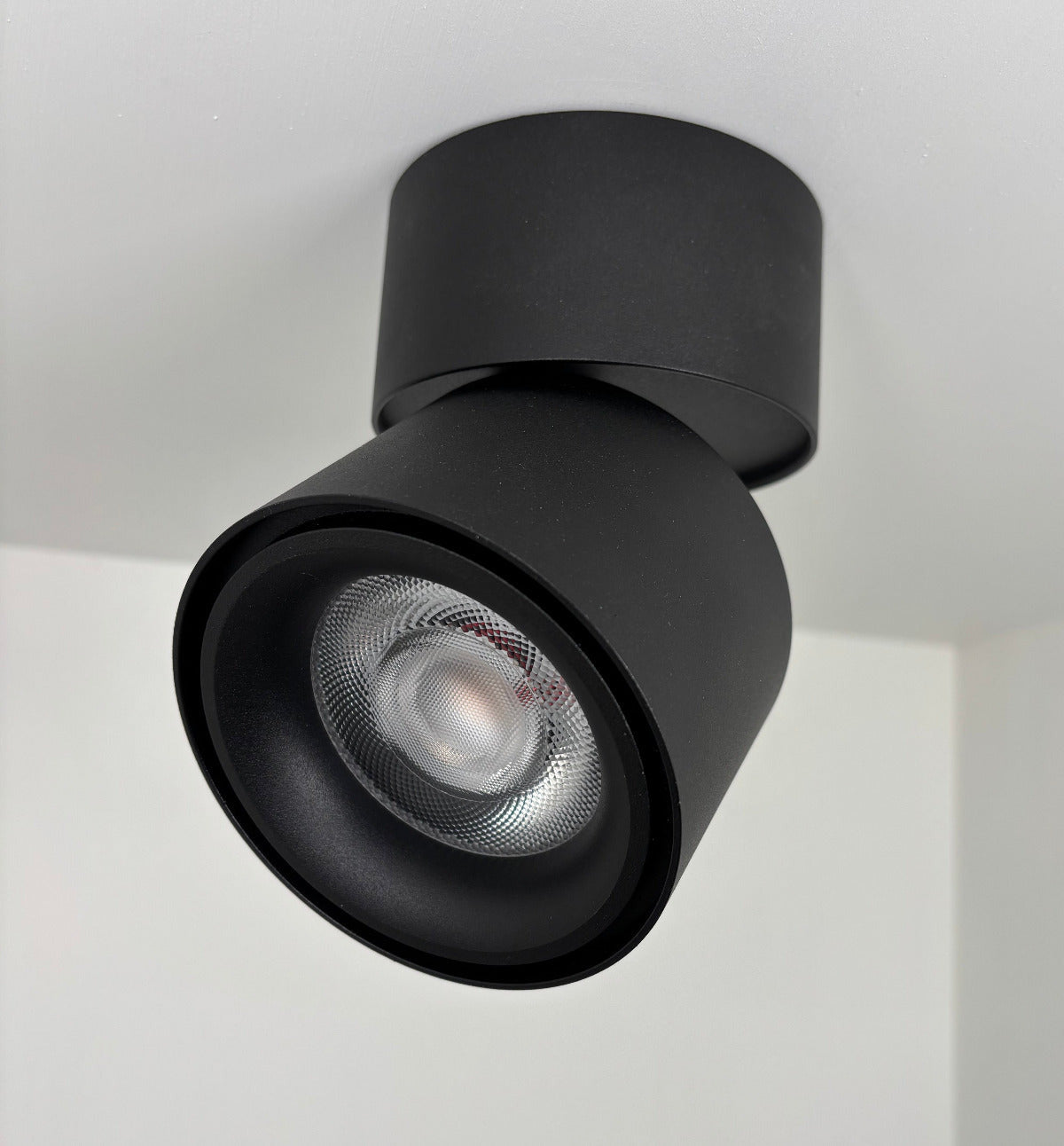 LED-Deckenstrahler, dreh- und neigbar, schwarz, 1flg. 24W