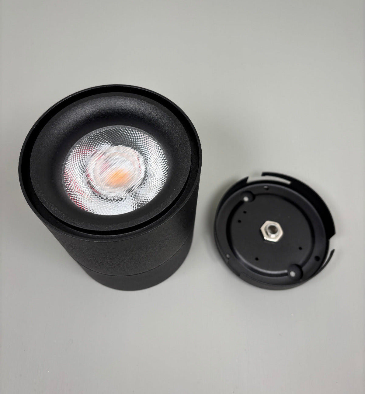 LED-Deckenstrahler, dreh- und neigbar, schwarz, 1flg. 24W