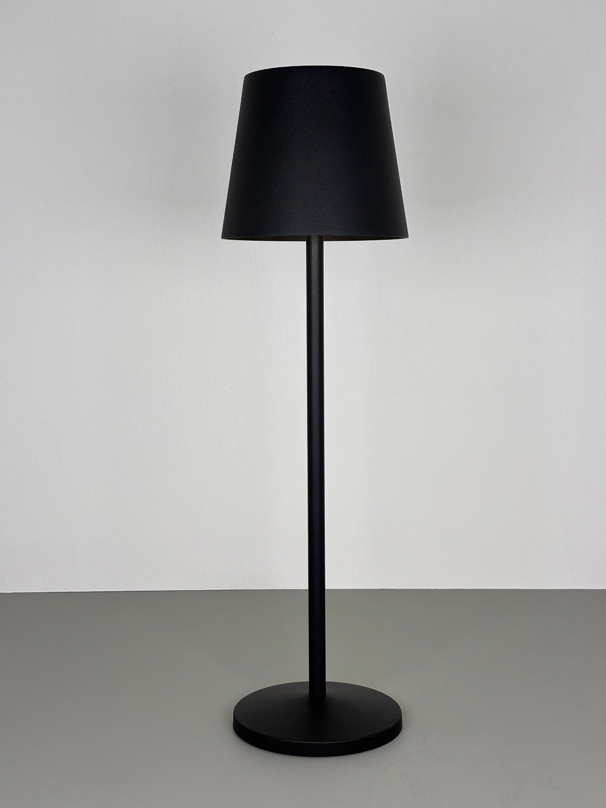 LED-Tischleuchte, schwarz, Akku, dimmbar, classic