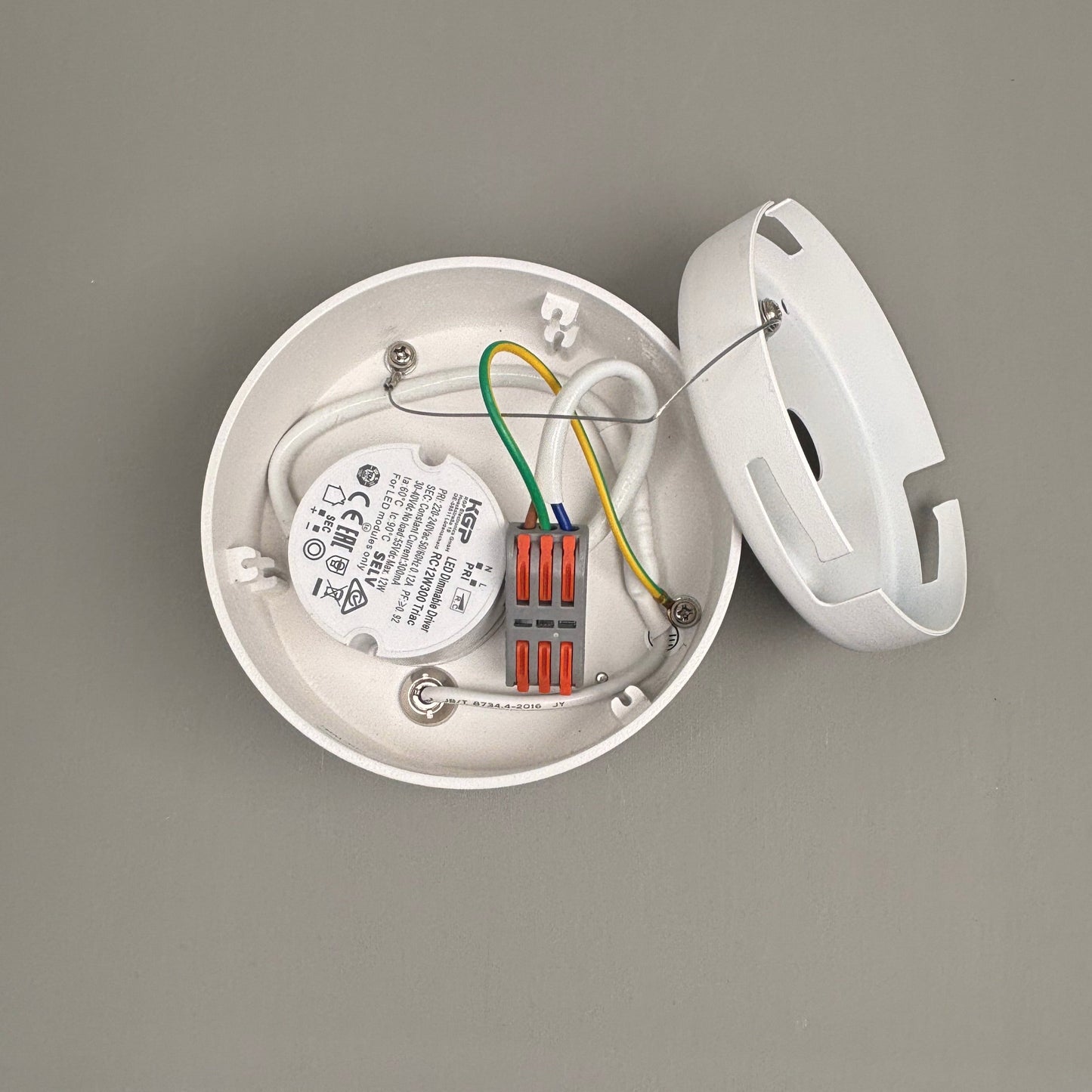 LED-Deckenleuchte, weiß, 1flg. 12W, IP54