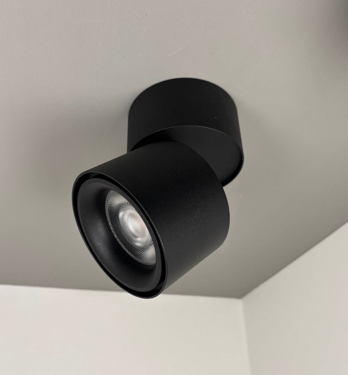 LED-Deckenstrahler, dreh- und neigbar, schwarz, 1flg. 24W