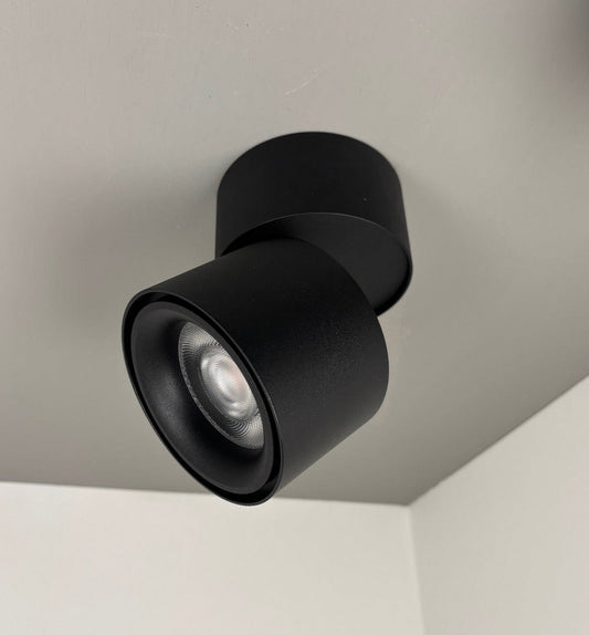 LED-Deckenstrahler, dreh- und neigbar, schwarz, 1flg. 24W