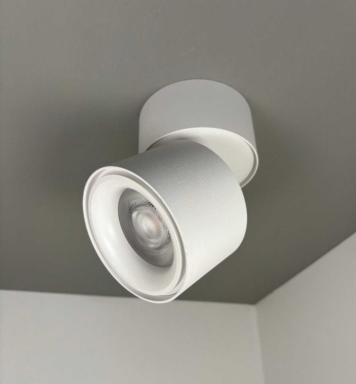 LED-Deckenstrahler, dreh- und neigbar, weiß, 1flg. 24W
