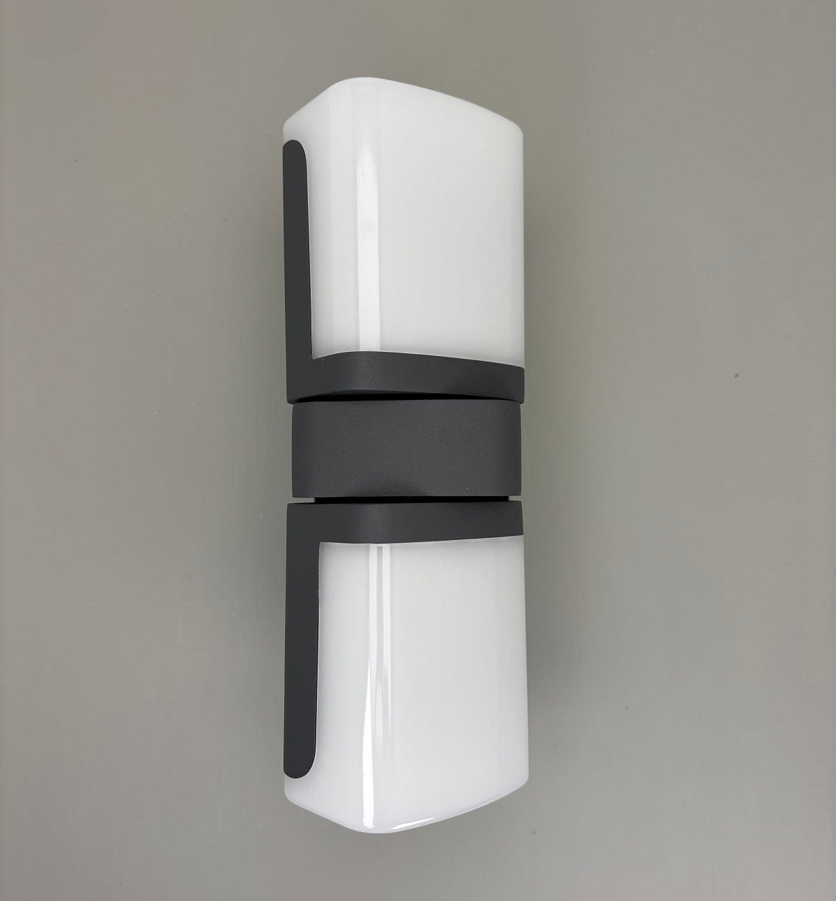 Außenwandleuchte drehbar, grau, 2flg. 12.5W,