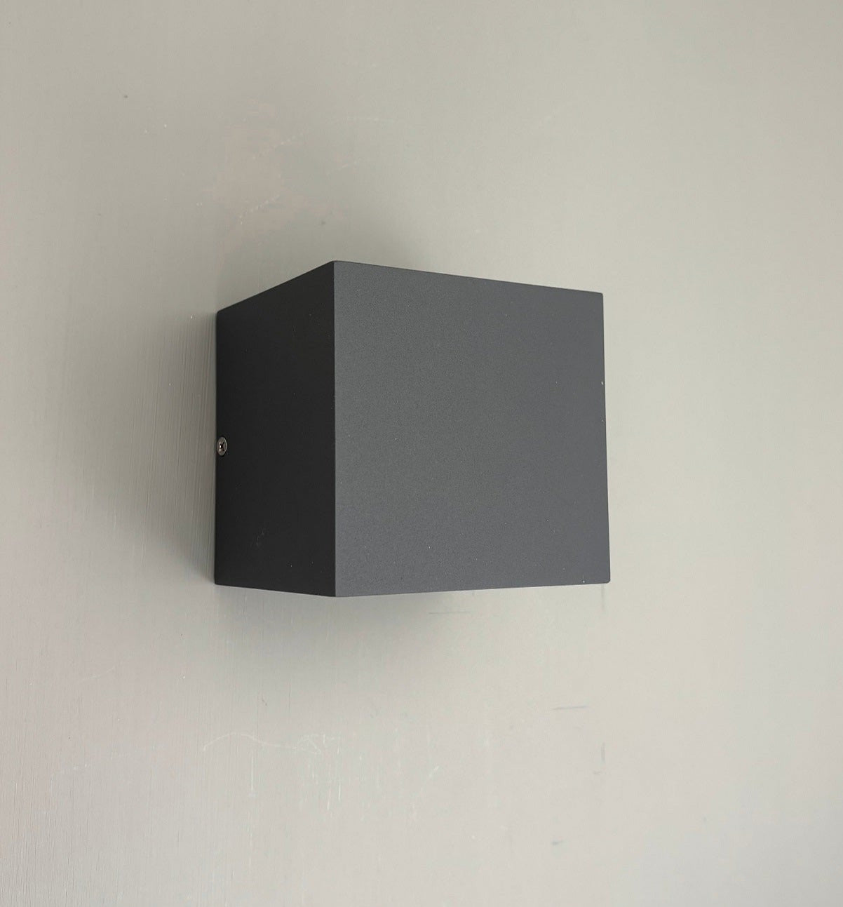 Außenwandleuchte, grau, 2flg. 6W, IP54