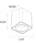 LED-Deckenstrahler, dreh- und neigbar, weiß, 1flg. 8W