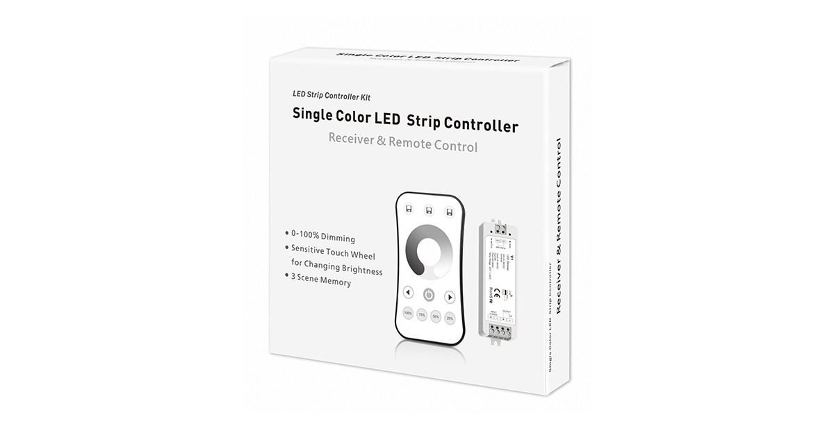 2.4G RF Einfarbiger LED Controller Kit - dimmbar