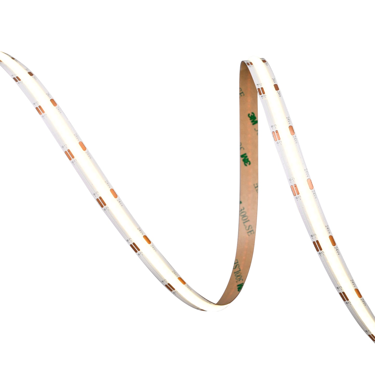 CCT COB LED Band 24V / 14W´M / 608 LEDs´M / 500cm