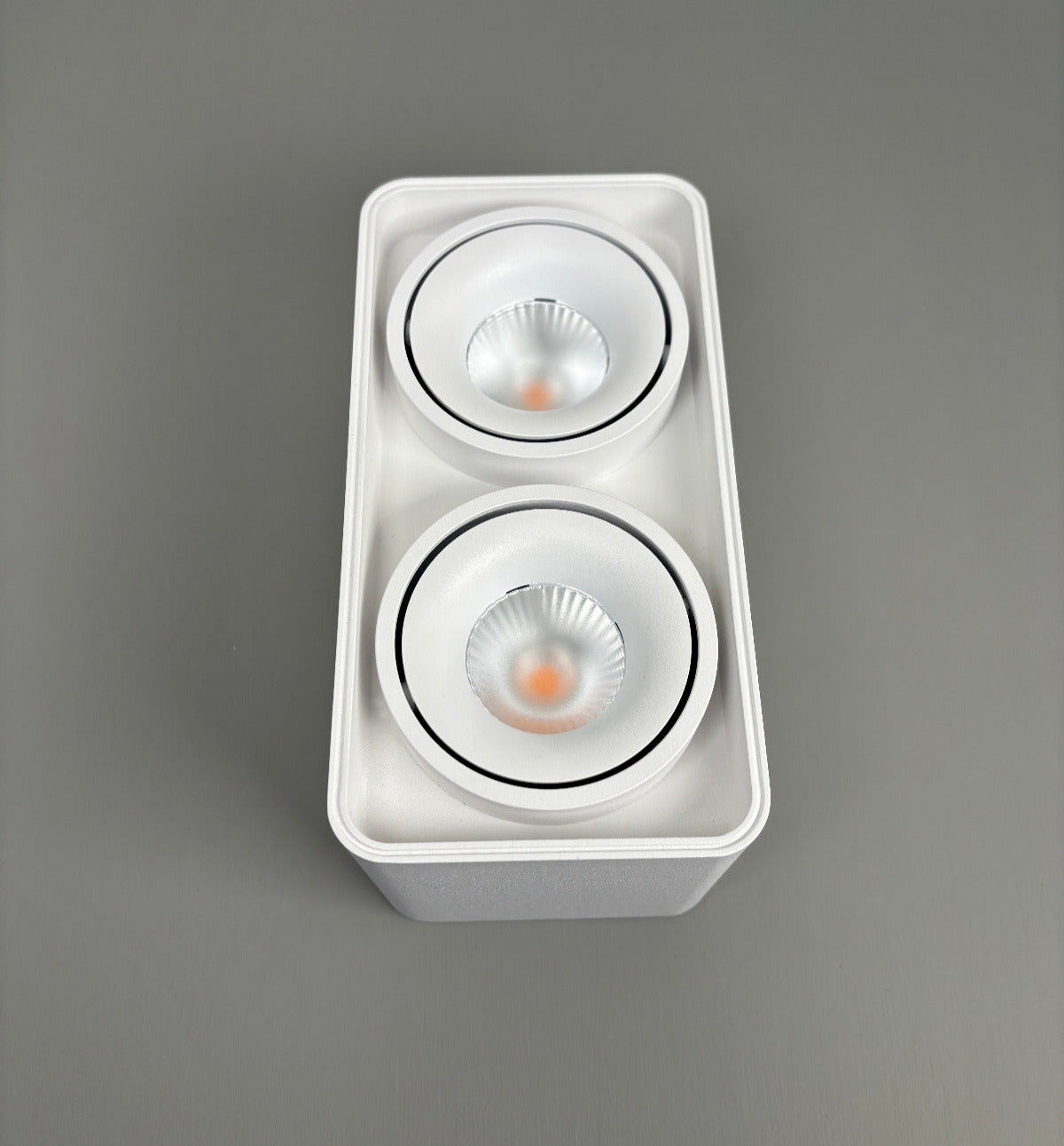 LED-Deckenstrahler, weiß, 2flg. 16W, beweglich