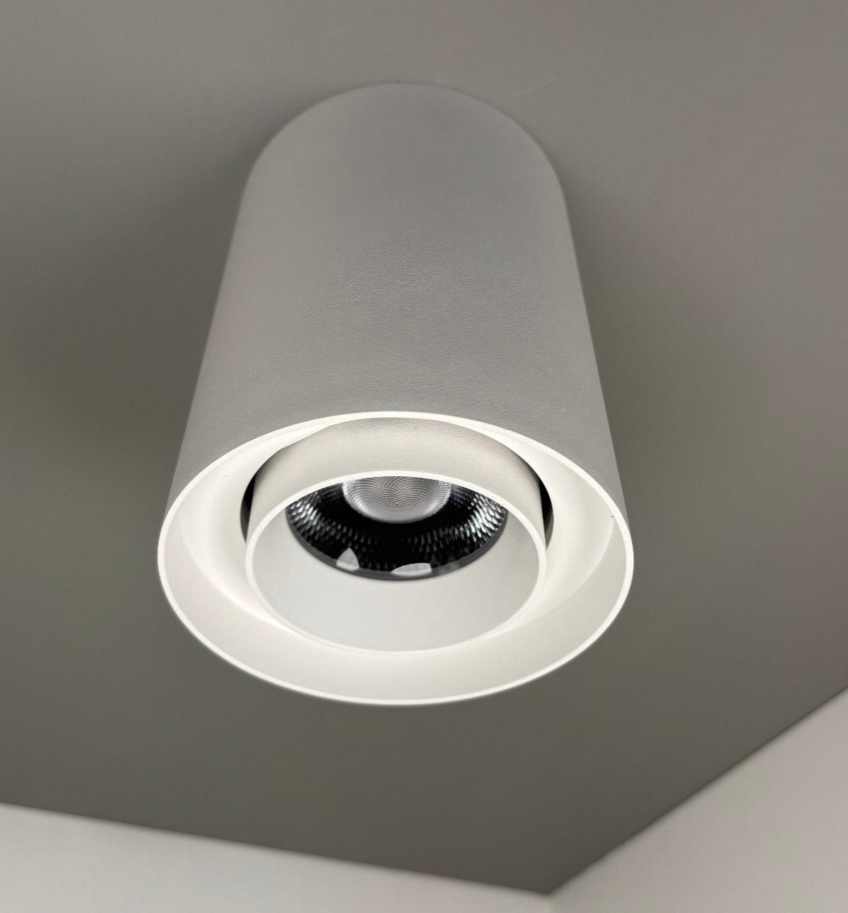 LED-Deckenstrahler, neigbar, weiß, 1flg. 20W, IP54, beweglich