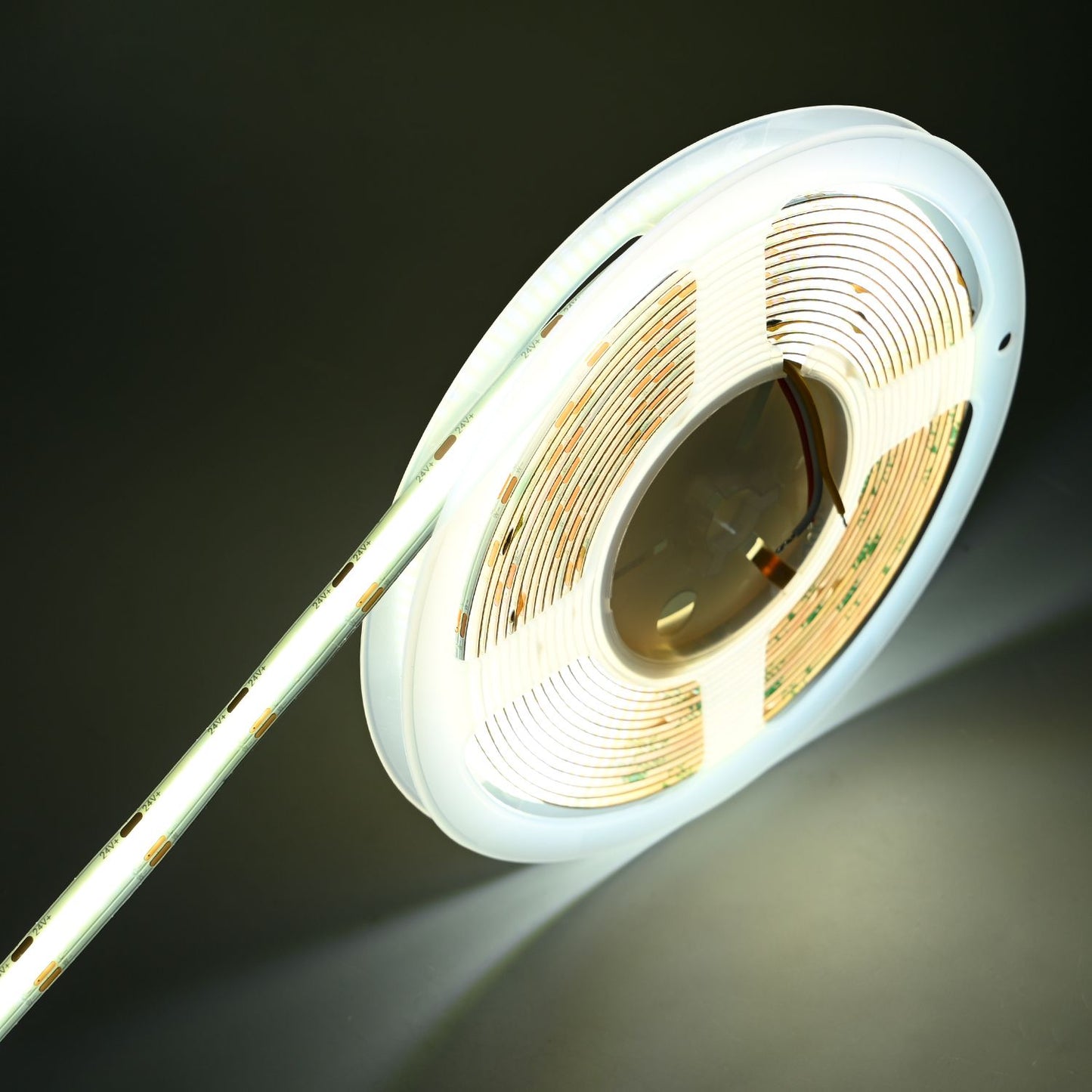 CCT COB LED Band 24V / 14W´M / 608 LEDs´M / 500cm