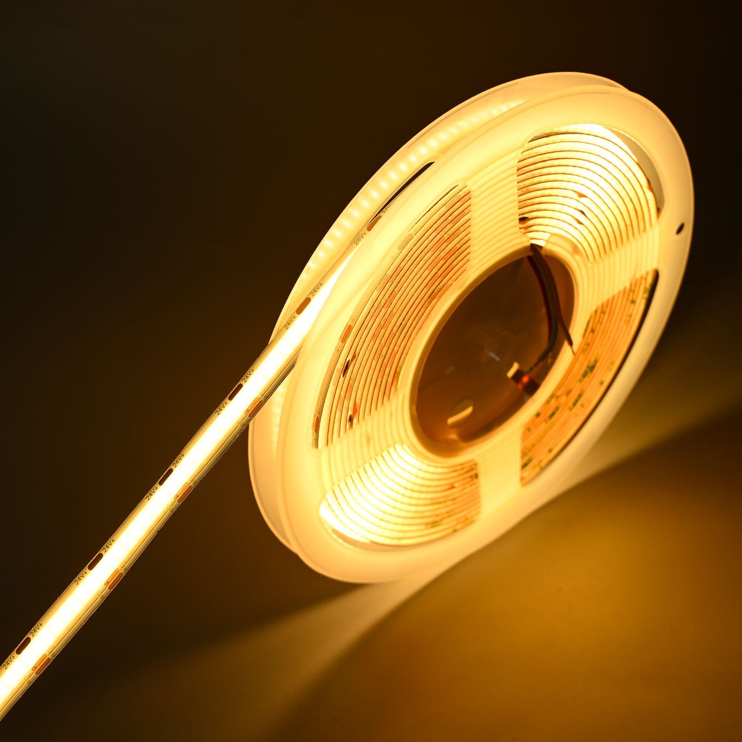 CCT COB LED Band 24V / 14W´M / 608 LEDs´M / 500cm